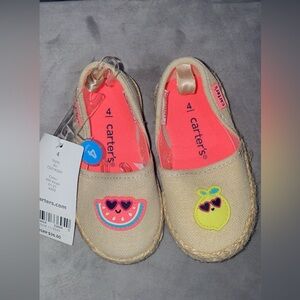 Carter's Kids Beige Slip-On Shoes
